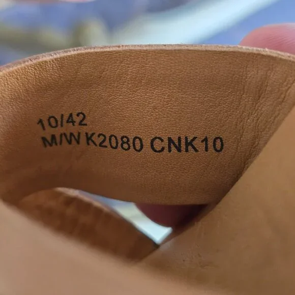 Kork-Ease Myrna Classic Tan Leather Platform Wedge Women's US 10 - Picture 5 of 6